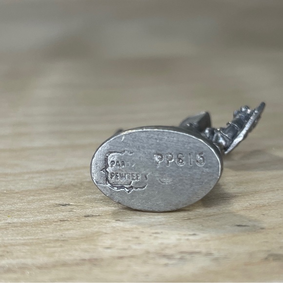 Vintage Ral Partha Pewter Armored Medieval Knight with Dragon Shield PP 615 - Picture 2 of 9